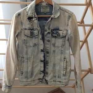 Distressed Denim Jacket